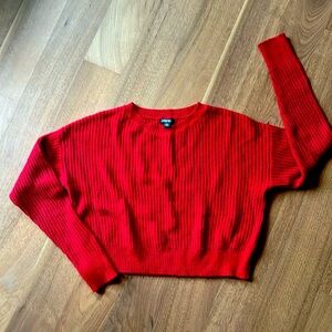 Red Crop sweater small Wild Fable ♥️😍💫